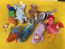 Bundle Of Eight Vintage 1990s McDonald’s TY Teenie Beanie Babies