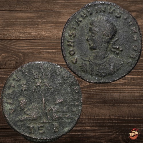 Constantine follis coin - ii, --