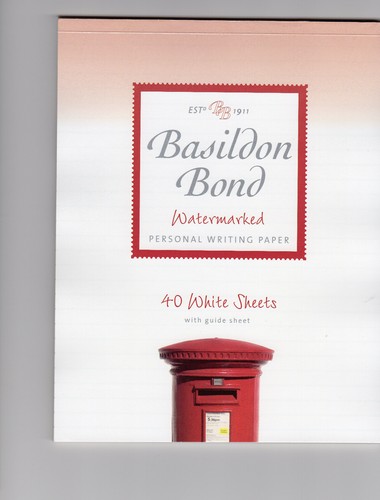 Basildon bond writing - bond,