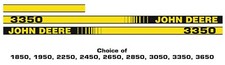 John Deere 50 series Bonnet Sticker Kit. Decals. All Models Available.