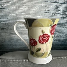 Pimpernel Portmeirion Nouveau Rose Mug Red Green Flowers Floral Roses 8095 Cup 