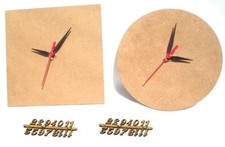 MDF Round or Square Clock Face
