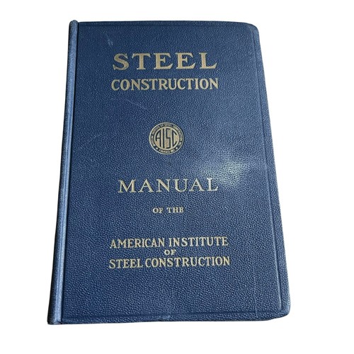 Steel construction manual 5th - construction,