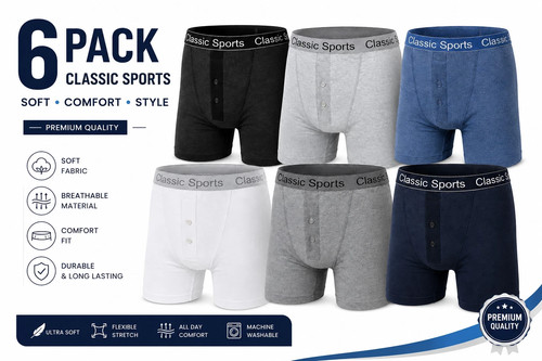 Pack mens classic boxer - 12,