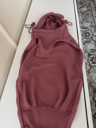 Babywearing hoodie insert pink - babywearing,