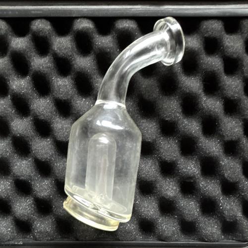 Clear glass curved smoking - clear,