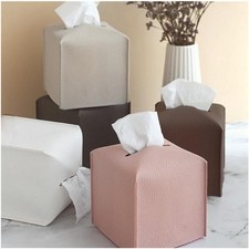 PU Leather Tissue Box