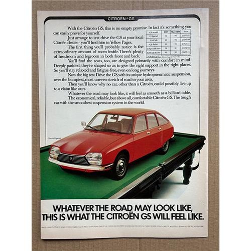 Citroen memorabilia - gs,