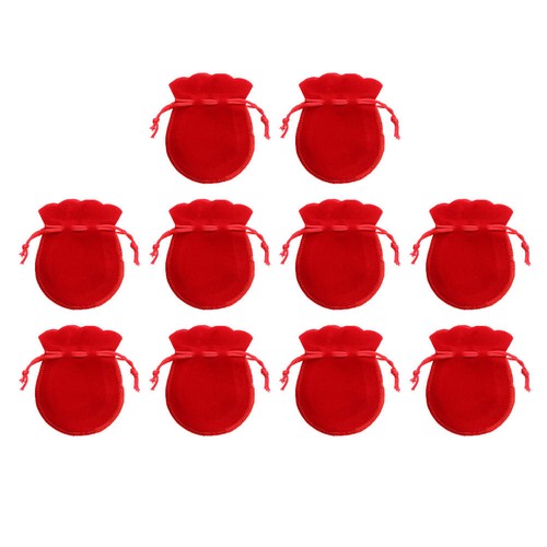 Pcs red gourd shape - 10,