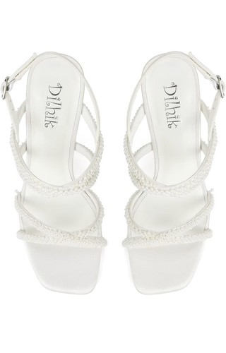 Dilhik women white satin - dilhik,