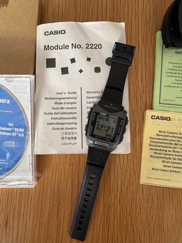 Casio wrist camera - casio, wqv-1
