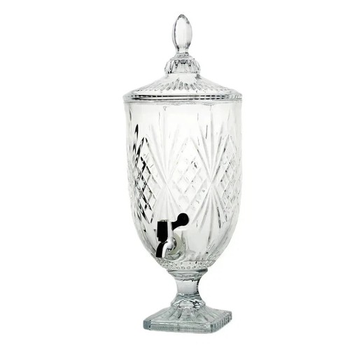 Large crystal glass dispenser - glass,