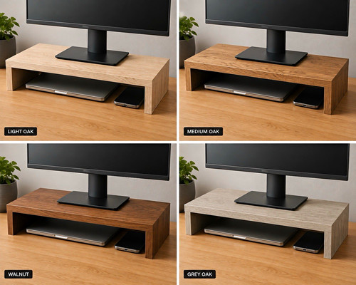Premium wooden monitor riser - wooden, |