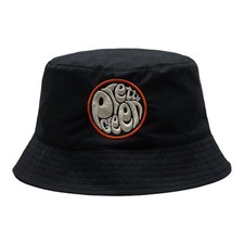 Pretty Green Reversible Wonderwall Bucket Hat Dark Grey