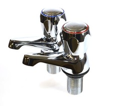 Chrome Bath Taps Hot and Cold