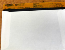 MG Midget  - Aftermarket Spare parts Fiche - Vintage Rare