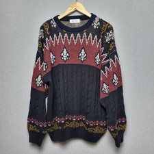 Fair Isle Jumper Mens XL
