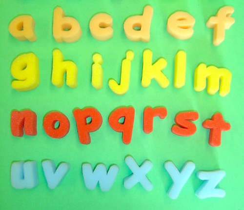 Chunky foam alphabet lower - alphabet,