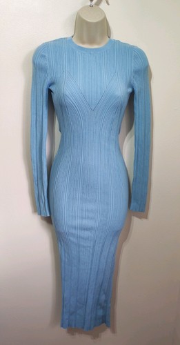 Zara pale blue - , knitted