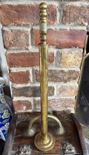 Vintage Fire Poker Brass Steel
