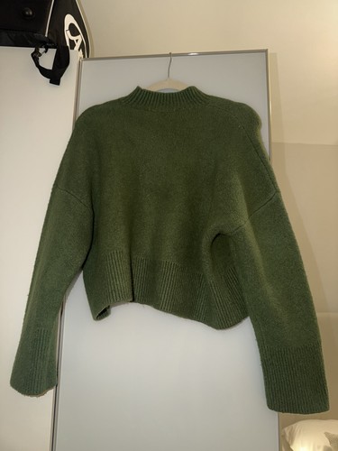 Zara green knit two - two, piece