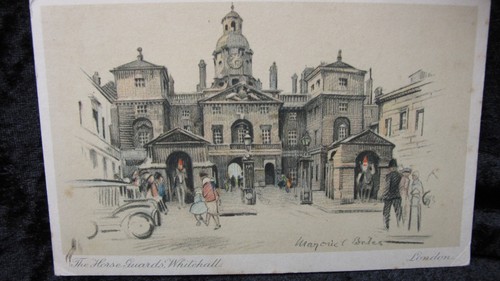 Postcard the horse guards - the,