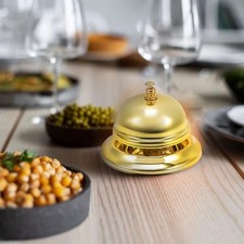 Desk Service Dinner Bell Call Bell Multipurpose Waiter Call Ringer Metal for