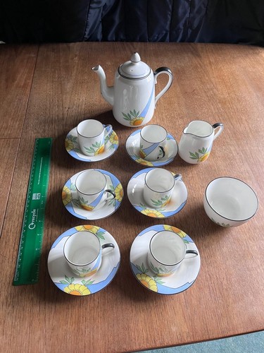 Piece set hand painted - 15,