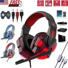 3.5mm Gaming Headset Mic LED