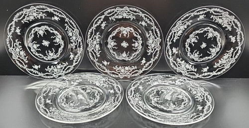 Fostoria romance salad plate - 5,