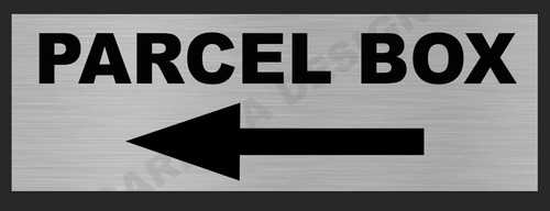 Parcel box arrow left - box,