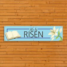 Easter PVC Banners 023 - He Is