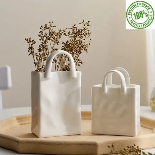 Modern decorative vase handbag - decorative,