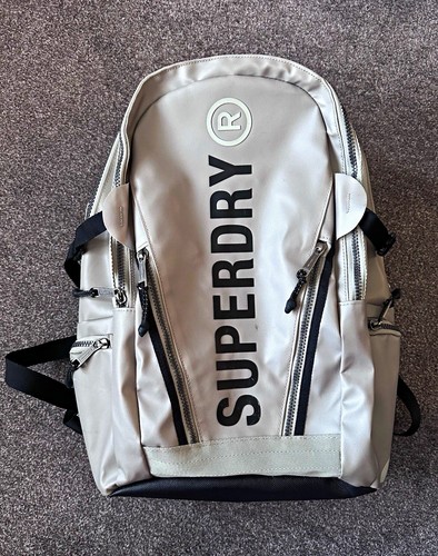 Superdry grey tarp rucksack - grey,