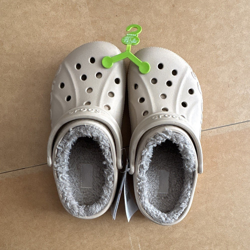Crocs beige faux fur - beige, lined