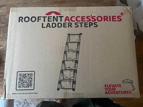 Rooftent dog ladder steps - ladder,