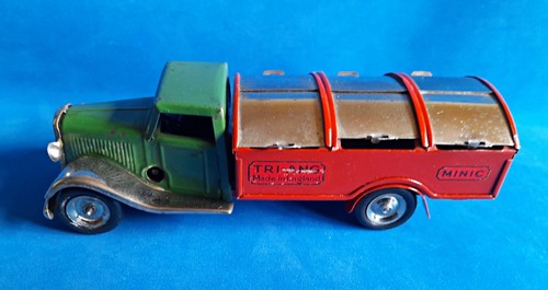 1950s triang minic - minic, dustcart