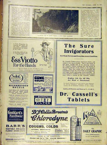 Original old vintage print - old,
