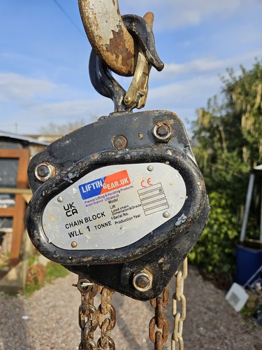 Ton chain hoist manual - ton,
