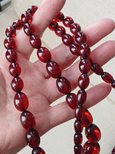 Vintage cherry amber - amber, bakelite