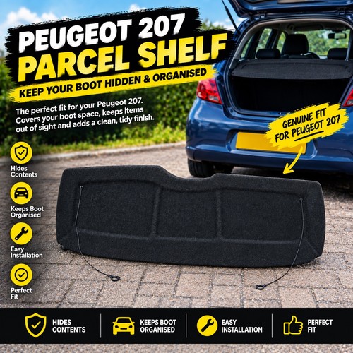 Peugeot 207 rear - 207, parcel