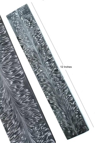 Premium feather damascus - premium, steel