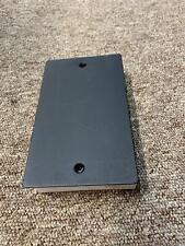 Volex 2-Gang Blank Plate Matt Black Flat Plate