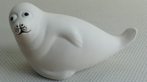 Ceramic seal ornament - ornament, highbank