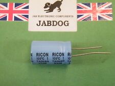 Ricon Radial Electrolytic Capacitor 100uF 200v Dia= 16.2mm 105 Degree   9g EC15