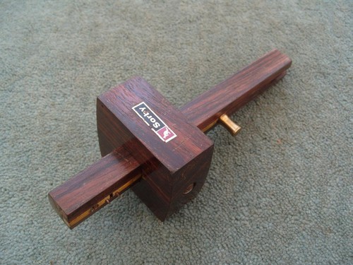 Rosewood mortice gauge - mortice, gauge,