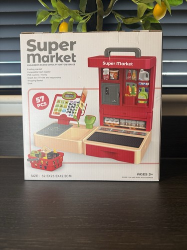 Red crab super market - red,