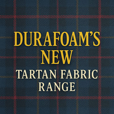 NEW DURAFOAM Tartan Fabric for Curtains Covers Headboards MESSAGE FOR FREE QUOTE