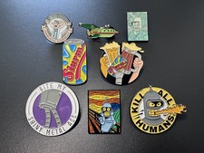 8 x Futurama Enamel Pin Badges