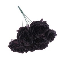  Artificial Black Flowers Rose